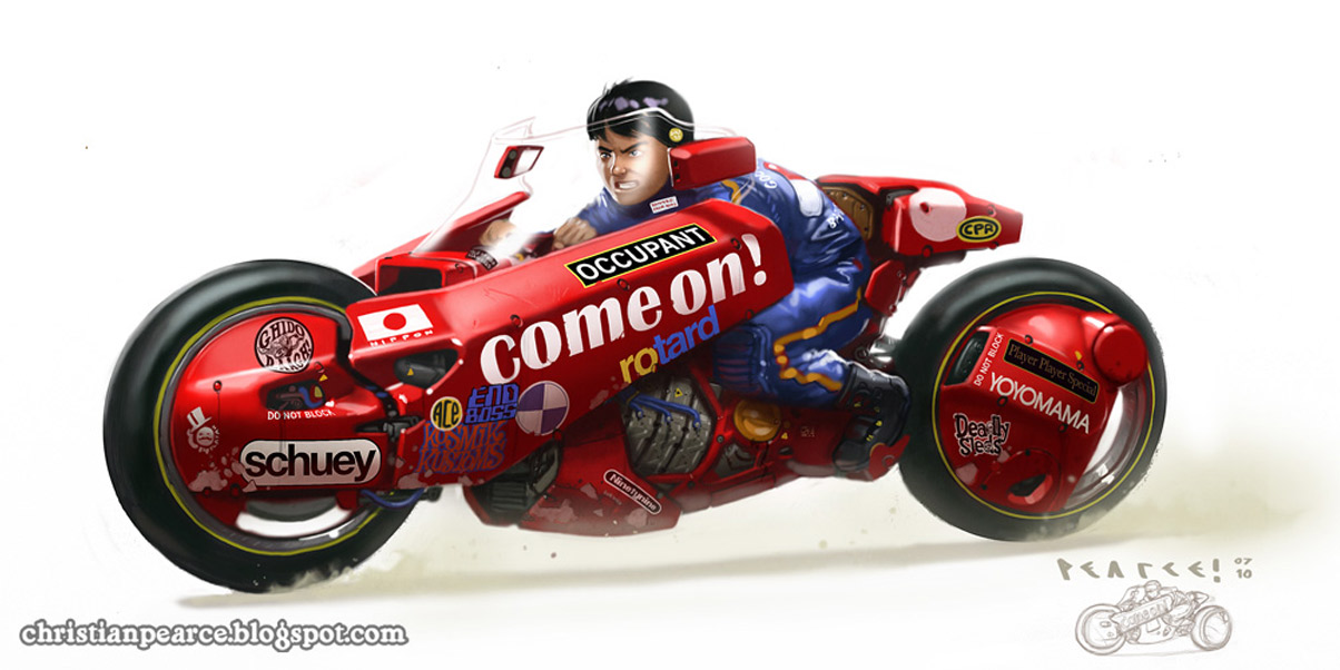 akira style bike