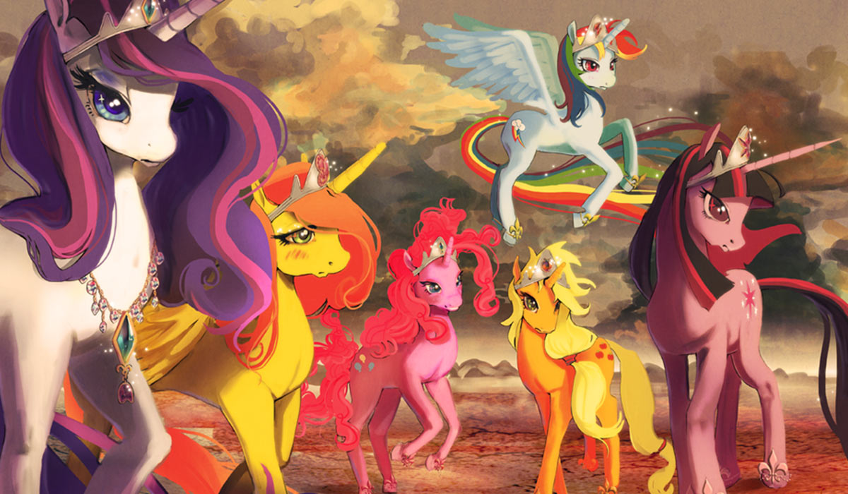 My Little Pony - My Little Pony one behind each other