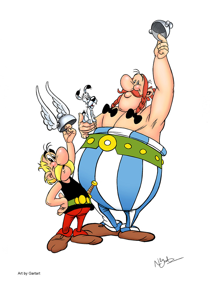 Fan Art Friday: Asterix the Gaul by techgnotic on DeviantArt