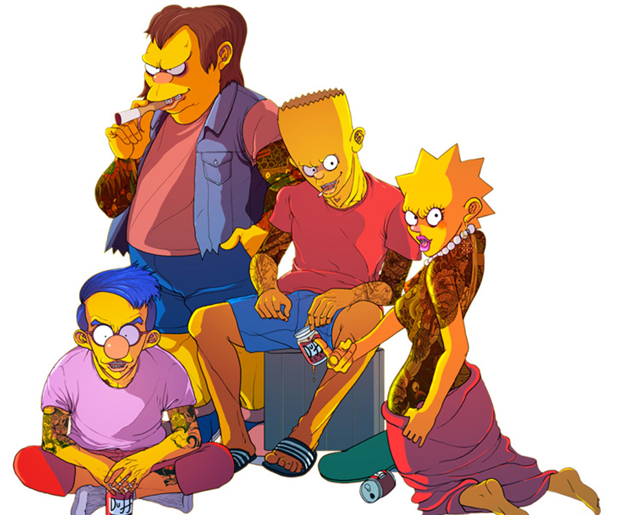 Fan Art Friday: The Simpsons By Techgnotic On DeviantArt