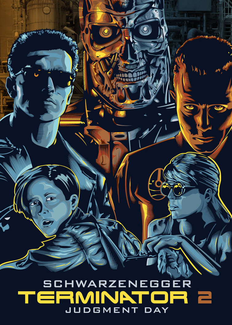 Terminator Movie Poster Remix by techgnotic on DeviantArt